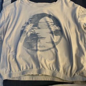 sunset crop top